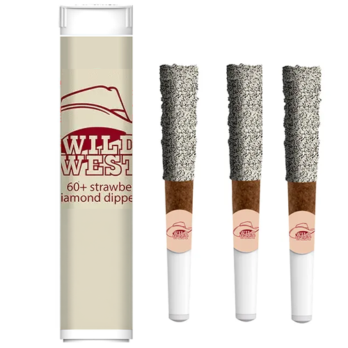 60+ Strawberry Stampede Diamonds Dipped Blunts 3x0.5g