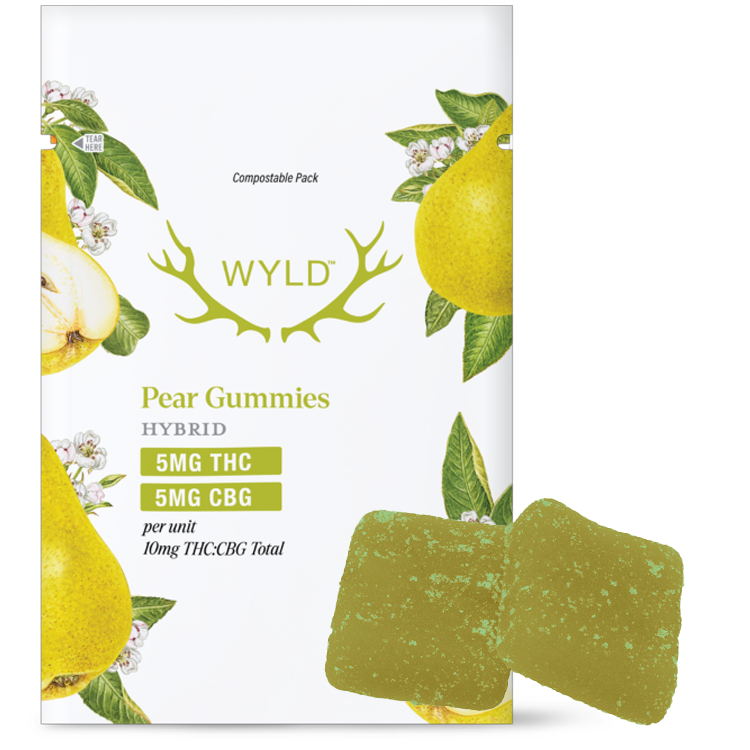 Product image Real Fruit Pear Soft Chews  1:1 THC/CBG 1