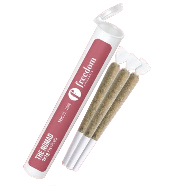 Product image The Nomad 3 x 0.5g PreRolls 1