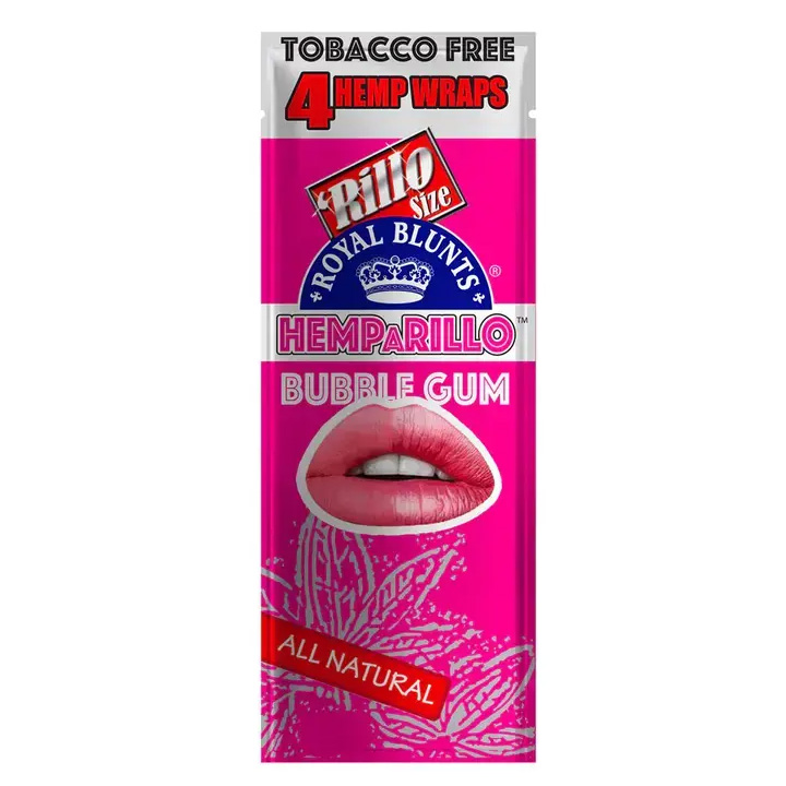 Product image 4 Pack of Bubble Gum Blunt Wraps by Hemparillo 1