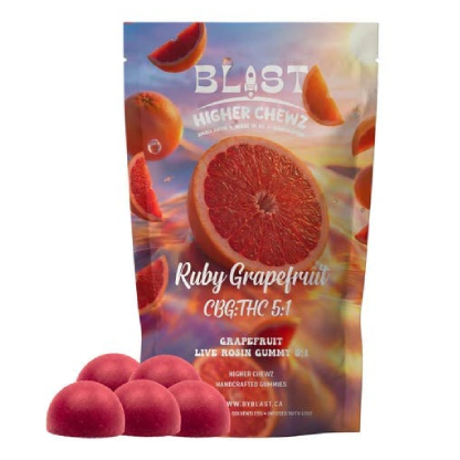 Ruby Grapefruit Live Rosin CBG:THC 5:1