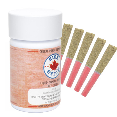 Product image Cherry Picker Lemonade Liquid Diamond Infused w/ Keif Coat 1