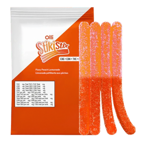 Fizzy Peach Lemonade 1:1:1:1 CBG/CBN/THC/CBD 1x10g Soft Chew