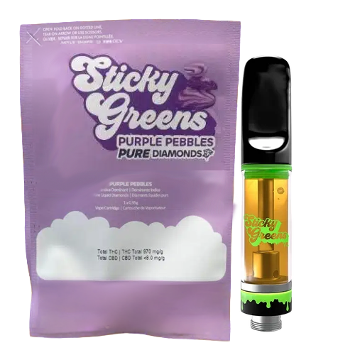 Product image Purple Pebbles Pure Diamonds Vape Cartridge 1