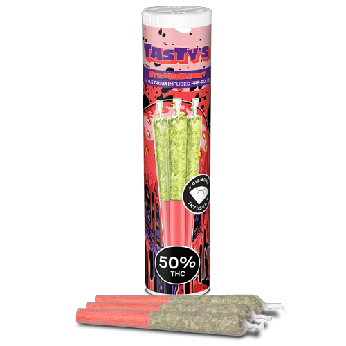 Strawberry THCa Diamond Infused 3x0.5g