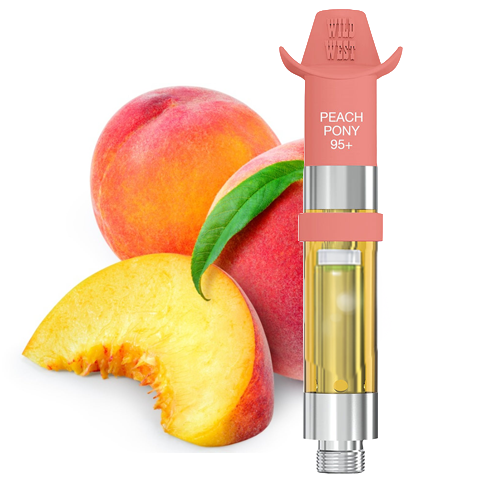 Peach Pony Liquid Diamond Vape Cartridge