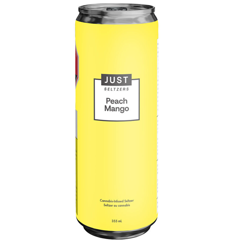JUST Seltzers Peach Mango THC 355 ml Seltzer