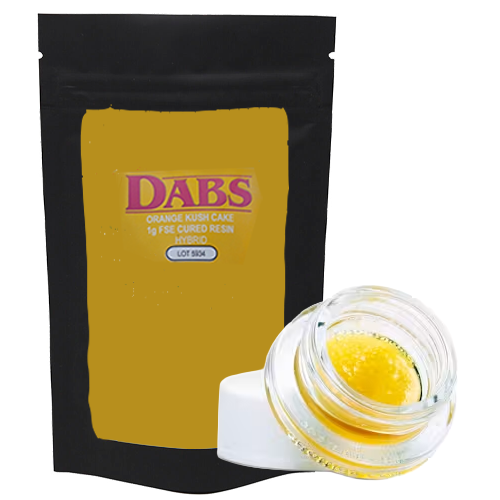 Orange Kush Cake FSE Cured Resin