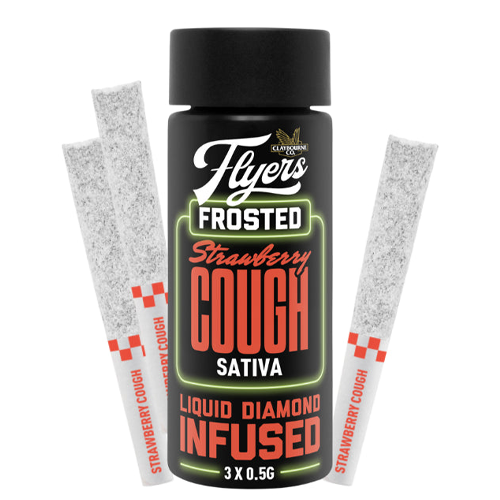 Strawberry Cough Liquid Diamond Infused w/ Diamond Coat 3x0.5g