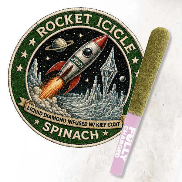 Rocket Icicle Liquid Diamond Infused w/ Kief Coat 1x0.7g