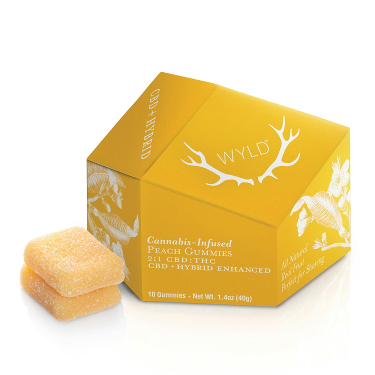 Wyld - WYLD - Real Fruit Sour Peach Mango Gummy
