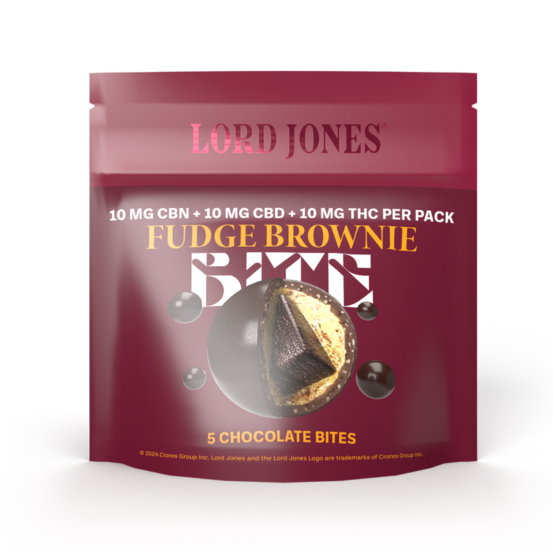 Product image Fudge Brownie Bite 1:1:1 THCCBDCBN 5 pack Chocolate 1