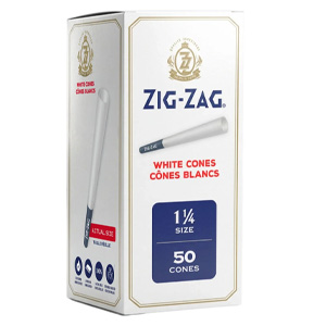 White Cones  1 1/4 50Pack
