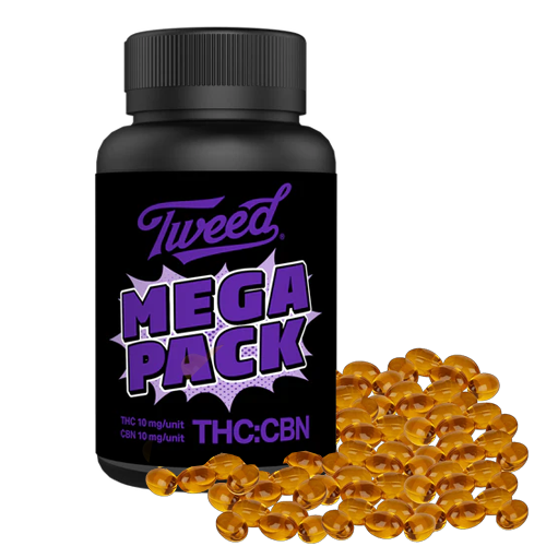 Mega Pack Soft Gels 10:10 THC:CBN 100pk