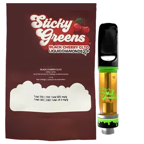 Product image Black Cherry GLTO Liquid Diamonds Vape Cartridge 1