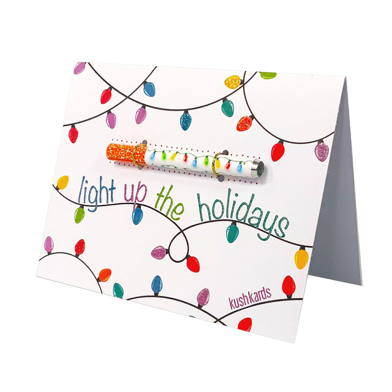 OneHitter Greeting Card  Holiday Edition  Light Up The Holidays