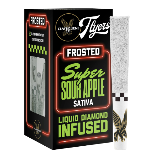 Frosted Super Sour Apple 5 x 0.5g Liquid Diamond Infused PreRolls