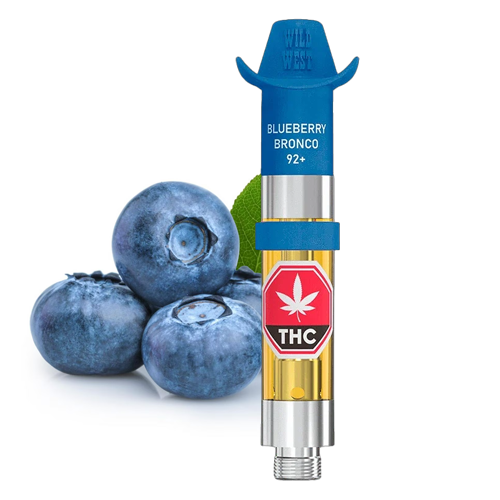 Blueberry Bronco Liquid Diamond Vape Cartridge 