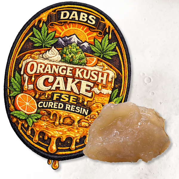 Orange Kush Cake FSE Cured Resin