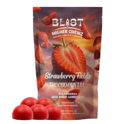 Strawberry Fields Live Rosin CBN:CBD:THC 1:1:1