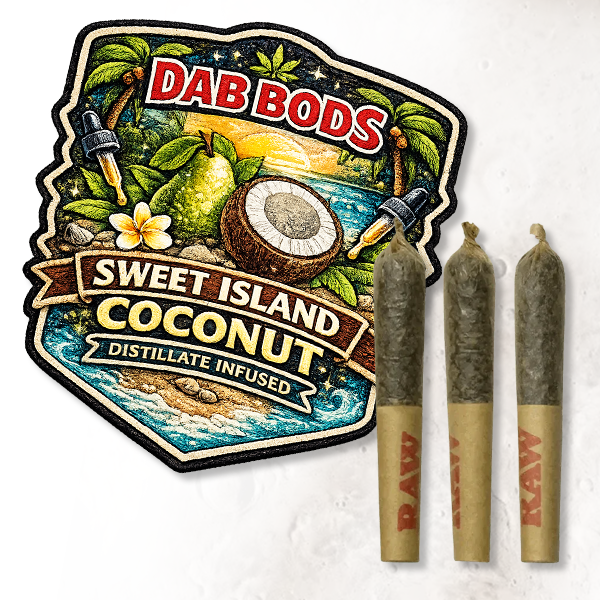 Sweet Island Coconut Disti 3 x 0.5g Infused Pre Roll