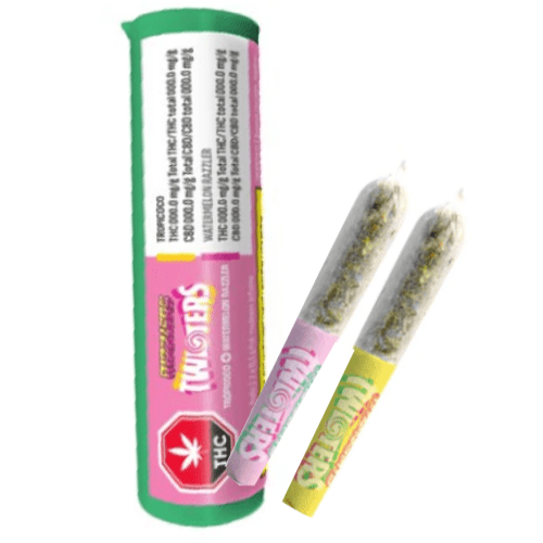 Tropicoco & Watermelon Razzler Distillate Infused Variety Pair 2x0.5g