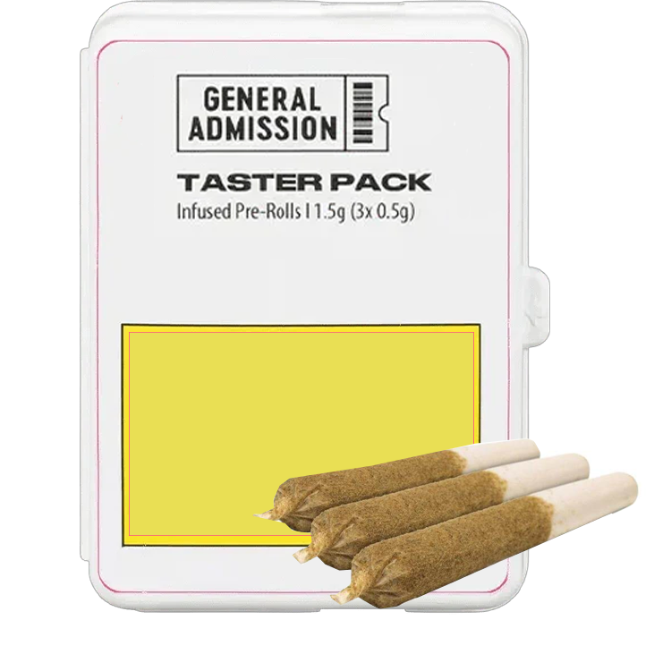 Taster Pack 3 x 0.5g Distalle Infused PreRolls