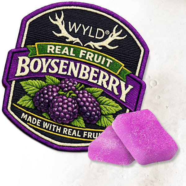 Real Fruit Boysenberry 1x10mgTHC/20mgCBD/10mgCBN